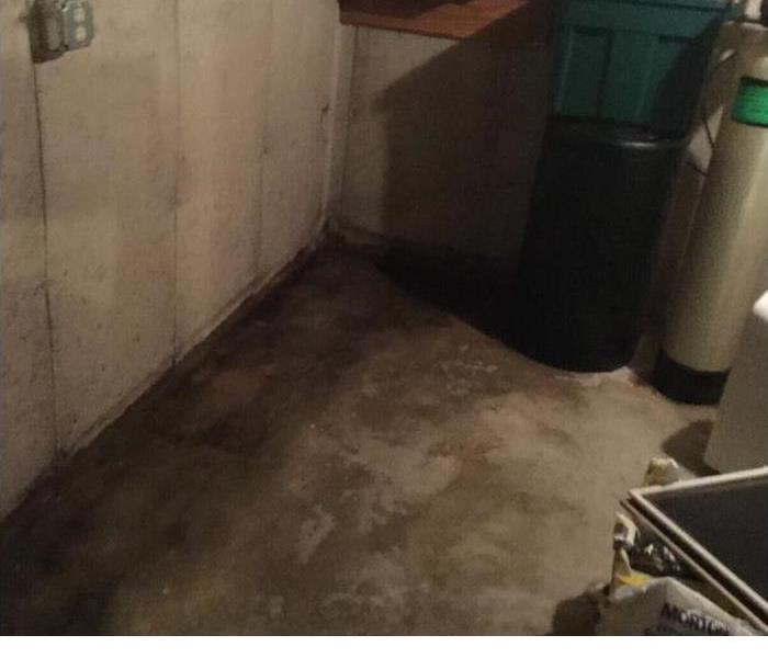 Basement with no more water pooling 